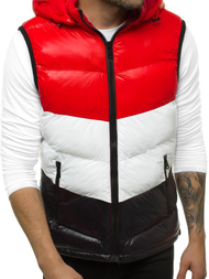 Men's Gilet - Red OZONEE N/6501