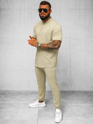 Men's Chinos - Beige OZONEE O/K971SP