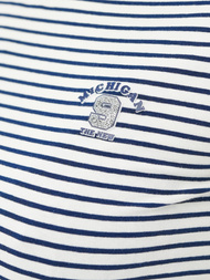 Women's t-shirt - white/navy blue OZONEE JS/R61604