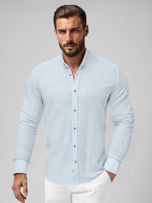 Men's Shirt - Light Blue OZONEE O/V150