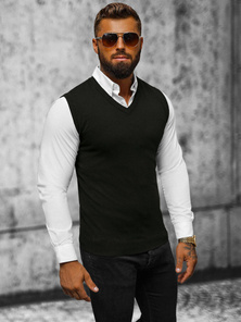 Men's Jumper - Black OZONEE NB/MM6005/4Z