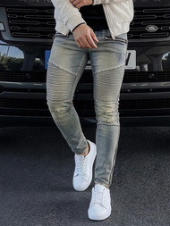 Men's Jeans - Blue OZONEE O/EM8886Z