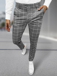 Men's Chino Trousers - Dark Dark Grey OZONEE DJ/5522Z