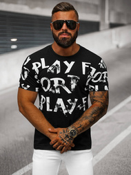 Men's T-shirt - Black OZONEE O/8T1280/3