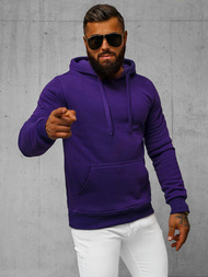 Men's Hoodie - Violet OZONEE JS/2009Z