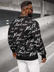 Men's Sweatshirt - Black OZONEE JS/8B1189/3