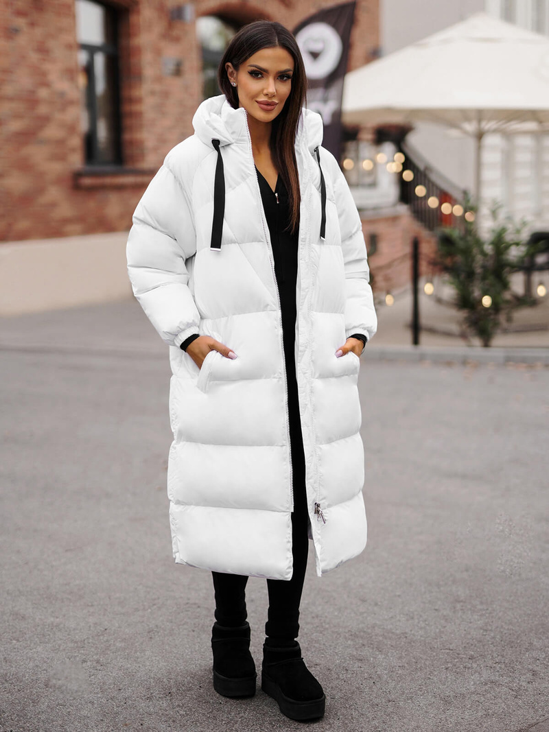 Women's Jacket - White OZONEE JS/5M3163/281Z