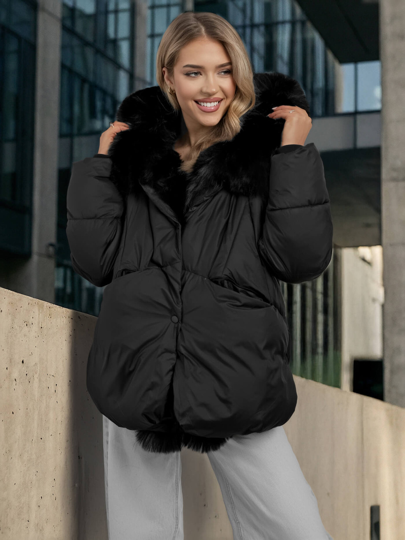 Women's Jacket - Black OZONEE O/16M9179/392Z