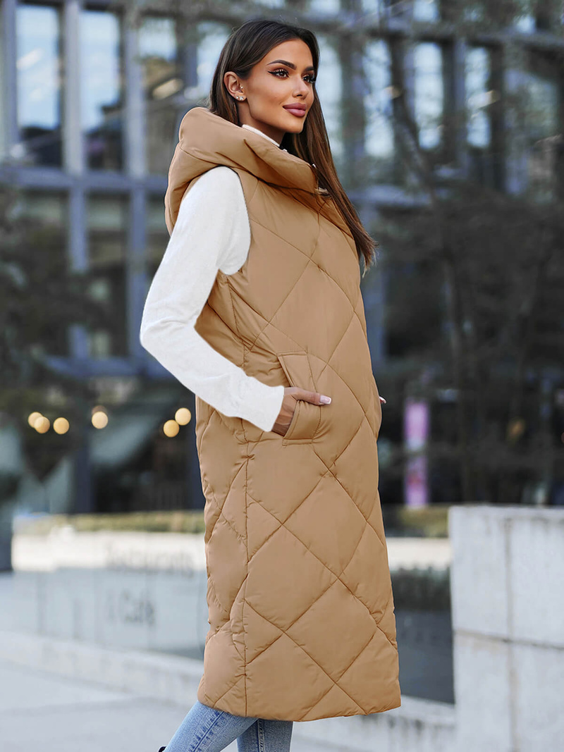 Women's Gilet - Camel OZONEE JS/5M3165/84