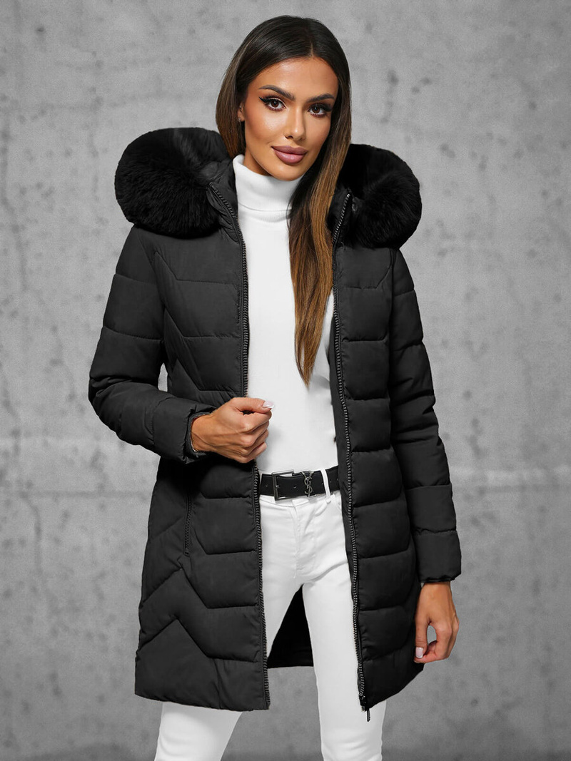 Women's Jacket - Black OZONEE JS/16M9121/392