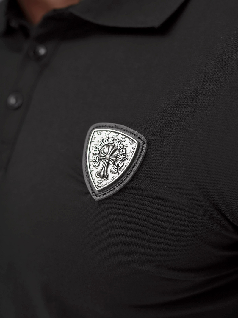 Men's Polo Shirt - Black OZONEE NB/MT3121