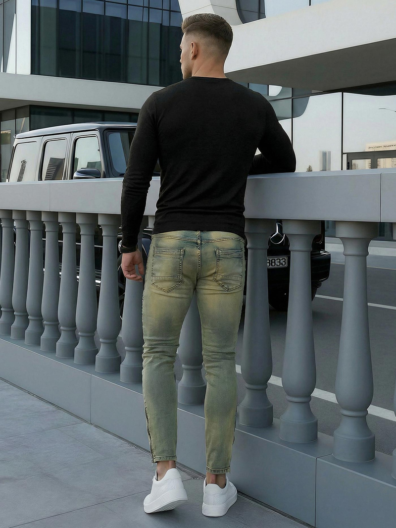 Men's Jeans - Blue OZONEE O/EM8951Z