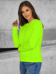 Women's Sweatshirt  - Green neon OZONEE JS/W01Z