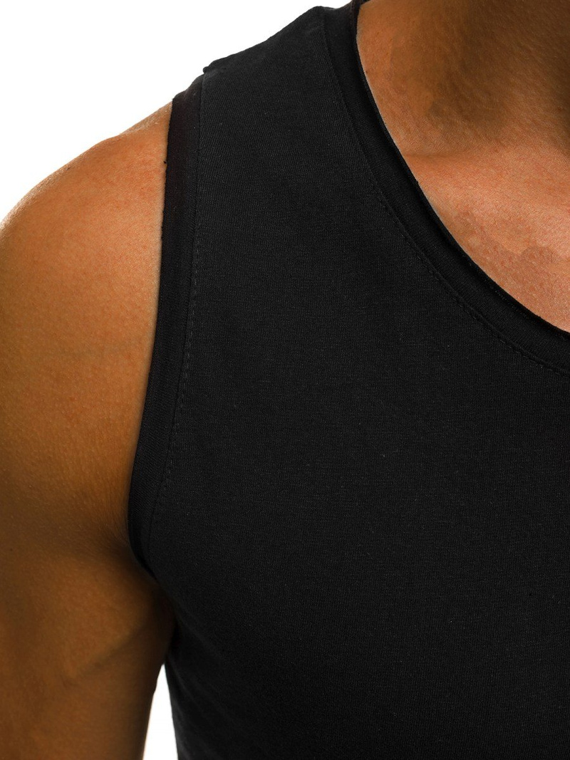 OZONEE O/1205 Men's Tank Top - Black