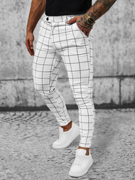 Men's Chinos - White OZONEE O/P4009