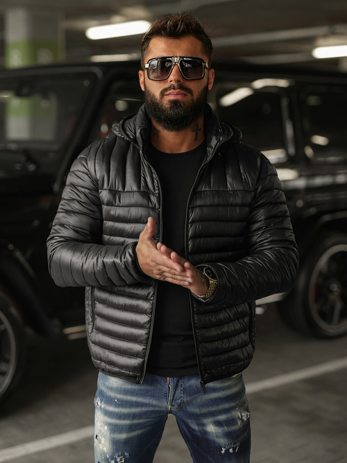 Men's Jacket - Black OZONEE JS/16M9336/392BZ