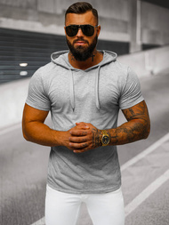 Men's T-shirt - Grey OZONEE JS/8T89/2