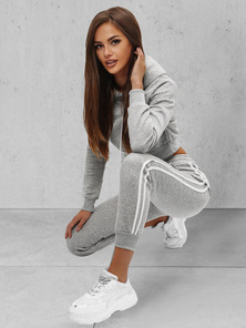 Two-piece tracksuit set grey OZONEE JS/8C67/2Z