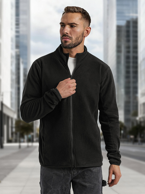 Men's Sweatshirt - Black OZONEE JS/HH016/3