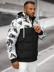 Men's Winter Jacket - White/Black OZONEE JS/31M5030/392
