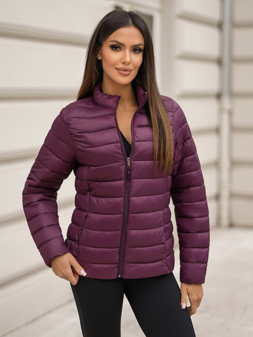 Women's Jacket - Burgundy OZONEE JS/11Z8170