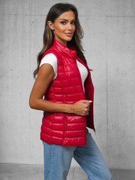 Women's Gilet - Red OZONEE JS/16M9153/270Z