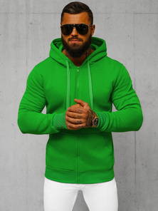Men's Hoodie - Green OZONEE JS/2008Z