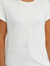 Women's T-shirt - White OZONEE JS/YJ77841