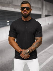 Men's T-shirt - Black OZONEE O/L1451