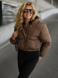 Women's Jacket - Chocolate OZONEE JS/5M3360/158