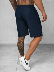 Men's sports shorts - navy blue OZONEE JS/12K1800/25