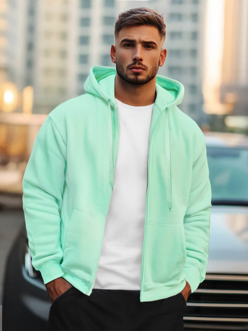 Men's Hoodie - Mint OZONEE JS/2008Z