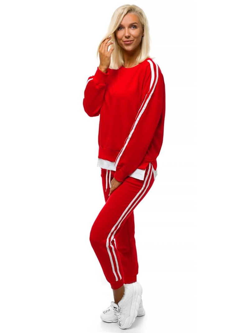 Two-piece tracksuit set Red OZONEE X/1000