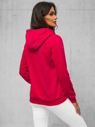 Women's Hoodie - raspberry OZONEE JS/W03/59Z