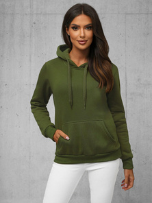 Women's Hoodie - Khaki OZONEE JS/W02Z