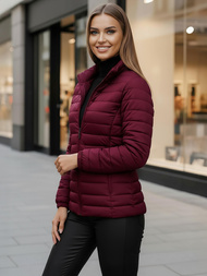 Women's Jacket - Burgundy OZONEE JS/16M9103/01Z