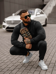 Men's Tracksuit - Black OZONEE JS/68C10385/3Z