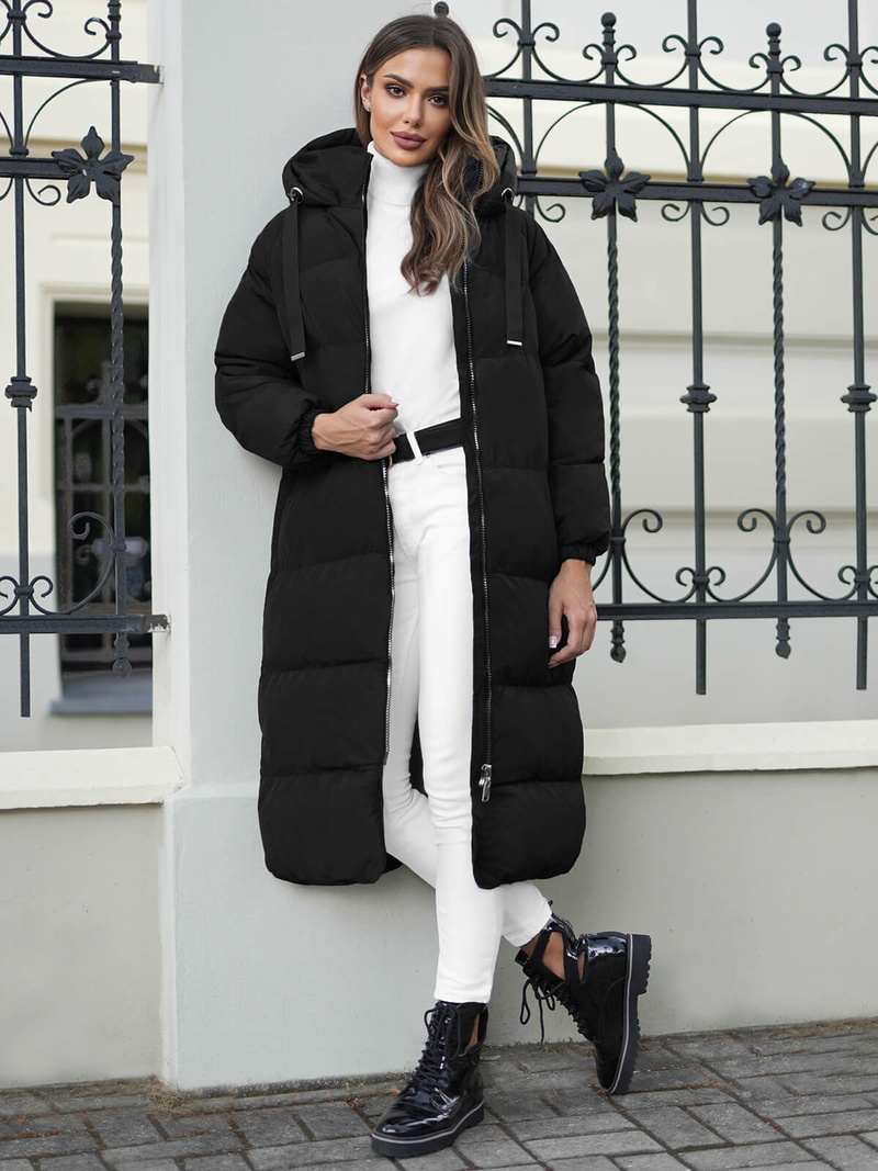 Women's Jacket - Black OZONEE JS/5M3163/392Z