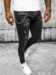 Men's Jeans - Black OZONEE O/MB460