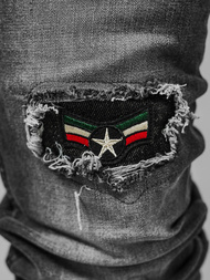 Men's Jeans - Grey OZONEE NB/MP0167G