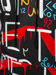 Men's Hoodie - Black OZONEE JS/8B1233/3