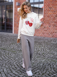 Women’s Hoodie - White OZONEE JS/8B856/1