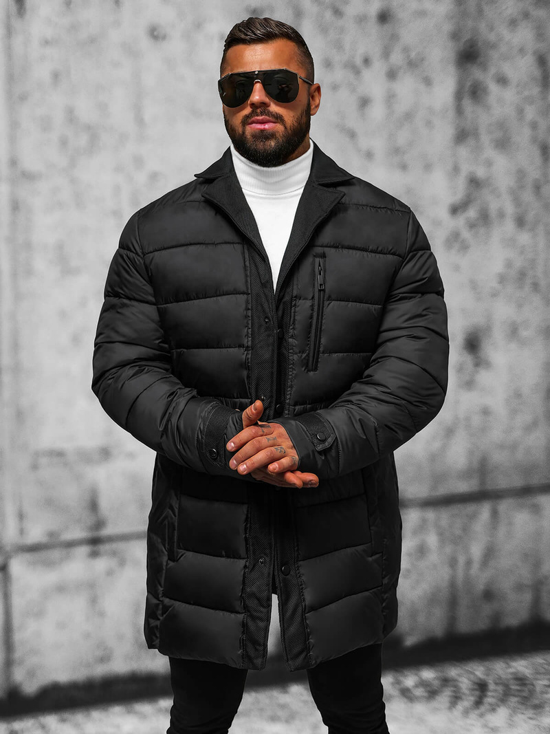 Men's Jacket - Black OZONEE JS/22M63/392