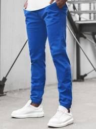 Men's Chino Joggers - Cobalt OZONEE JB/JP1145/6