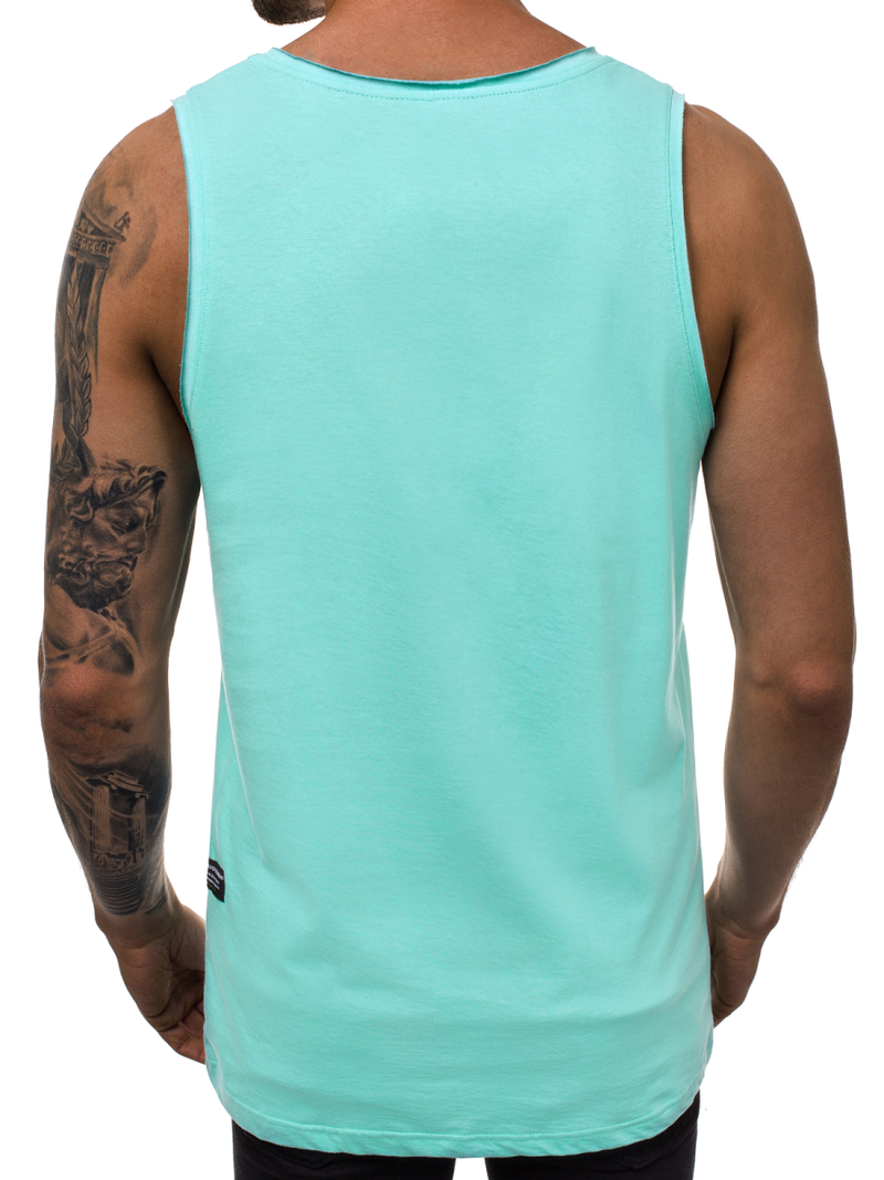 OZONEE O/1205 Men's Tank Top - Mint