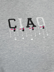 Women's t-shirt - grey OZONEE JS/RJ77542