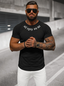 Men's T-shirt - Black OZONEE O/T7256