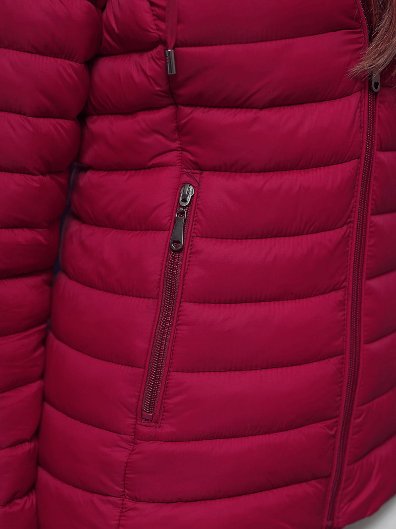 Women's Jacket - Burgundy OZONEE JS/16M9101/06