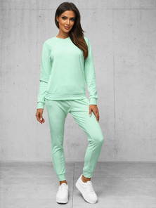 Women's Velour Tracksuit Set - Mint OZONEE O/8C1173/39Z