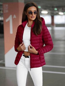 Women's Jacket - Burgundy OZONEE JS/16M9101/06Z